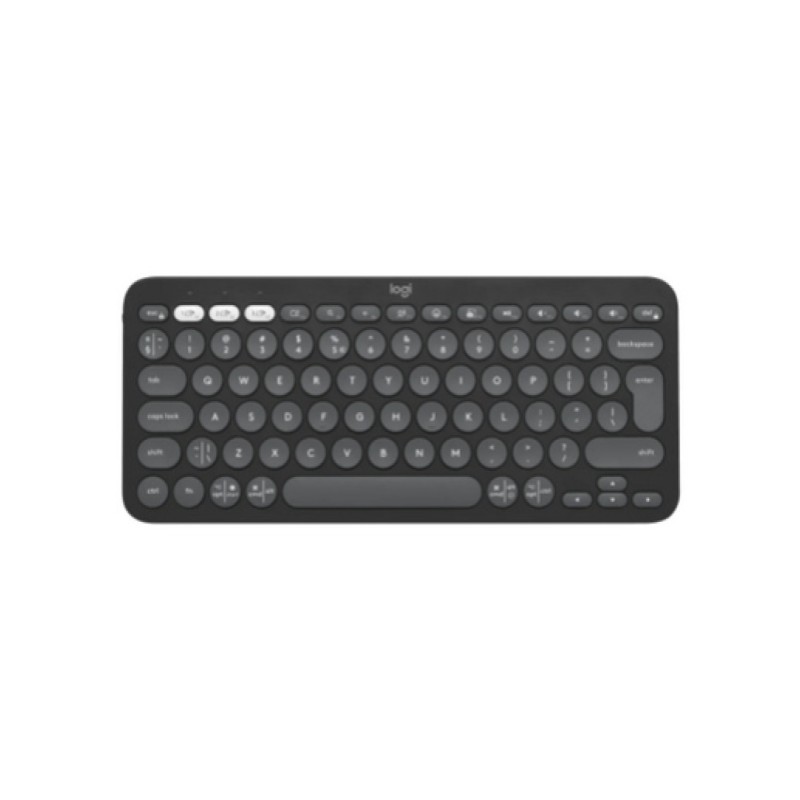 Tipkovnica Logitech Brezžična Pebble Keys 2 K380s Multi-Device SLO gravura grafitna (920-011851) LOGITECH Tipkovnica Logitech Brezžična Pebble Keys 2 K380s Multi-Device SLO gravura grafitna (920-011851)