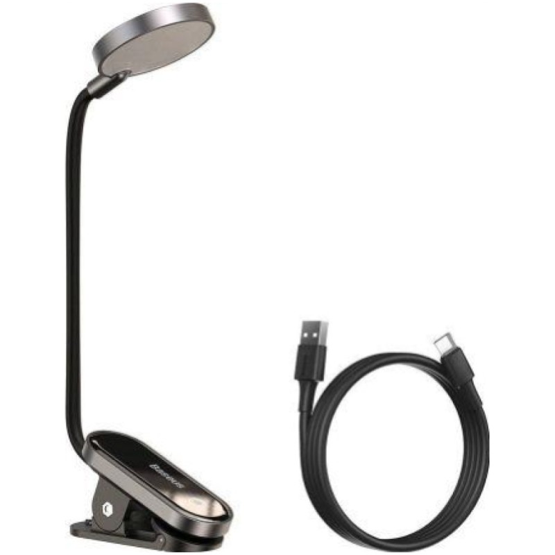 LED bralna lučka Baseus z vgrajeno baterijo (DGRAD-0G) Baseus LED bralna lučka Baseus z vgrajeno baterijo (DGRAD-0G)