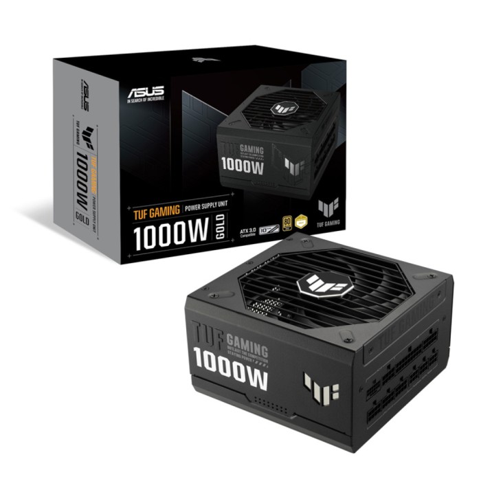 Napajalnik - 1000W Asus TUF Gaming 80Plus Gold 92% ATX 3.0 Modular črna (90YE00S1-B0NA00)