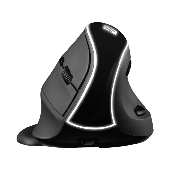 Miš brezžična ergonomska Sandberg Vertical polnilna 1600DPI 6 gumbov črna (630-13) Miš brezžična ergonomska Sandberg Vertical polnilna 1600DPI 6 gumbov črna (630-13)