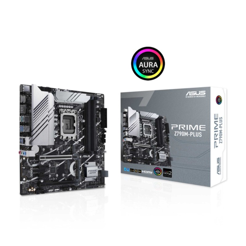 Osnovna plošča 1700 Asus PRIME Z790M-PLUS microATX 1xHDMI 2.1 1xDisplayPort 1.4 ASUS Osnovna plošča 1700 Asus PRIME Z790M-PLUS microATX 1xHDMI 2.1 1xDisplayPort 1.4