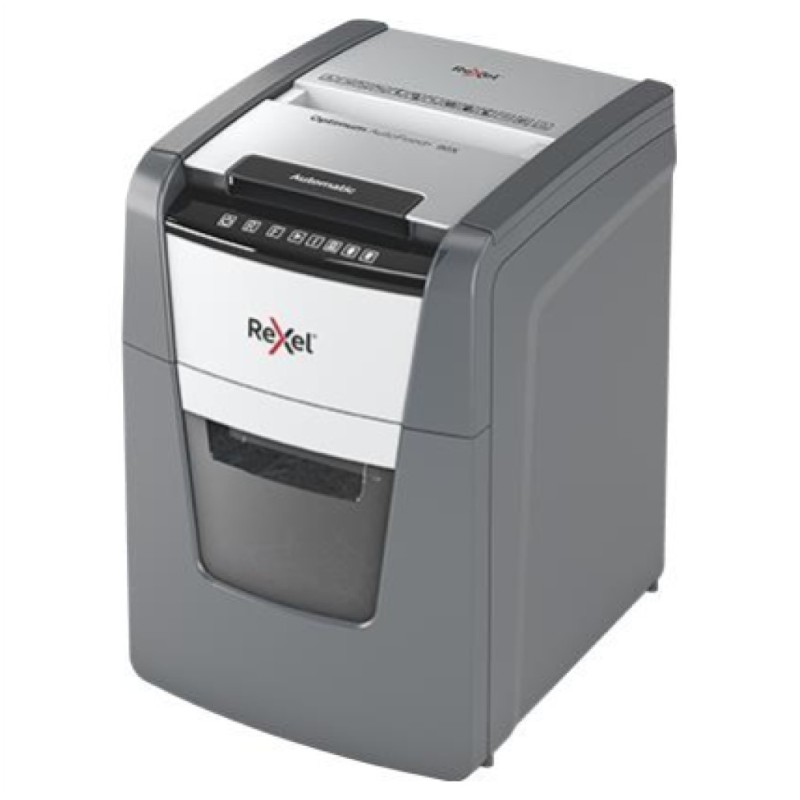 Uničevalec dokumentov Rexel 90X do 8 listov 20L 240 mm avtomatsko uničevanje do 90 listov Rexel Uničevalec dokumentov Rexel 90X do 8 listov 20L 240 mm avtomatsko uničevanje do 90 listov