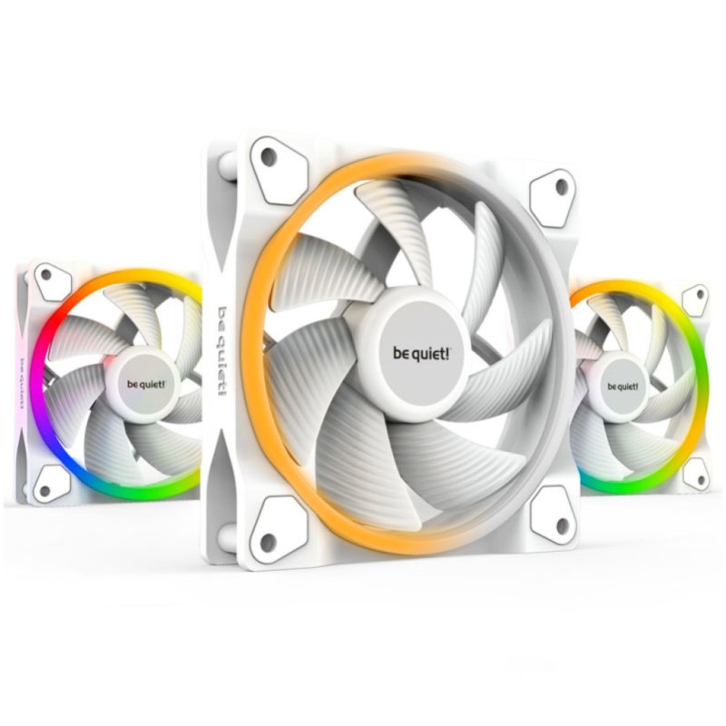 Ventilator Bequiet Light Wings 120mm, bela RGB (3 pack + kontroler) be quiet! Ventilator Bequiet Light Wings 120mm, bela RGB (3 pack + kontroler)