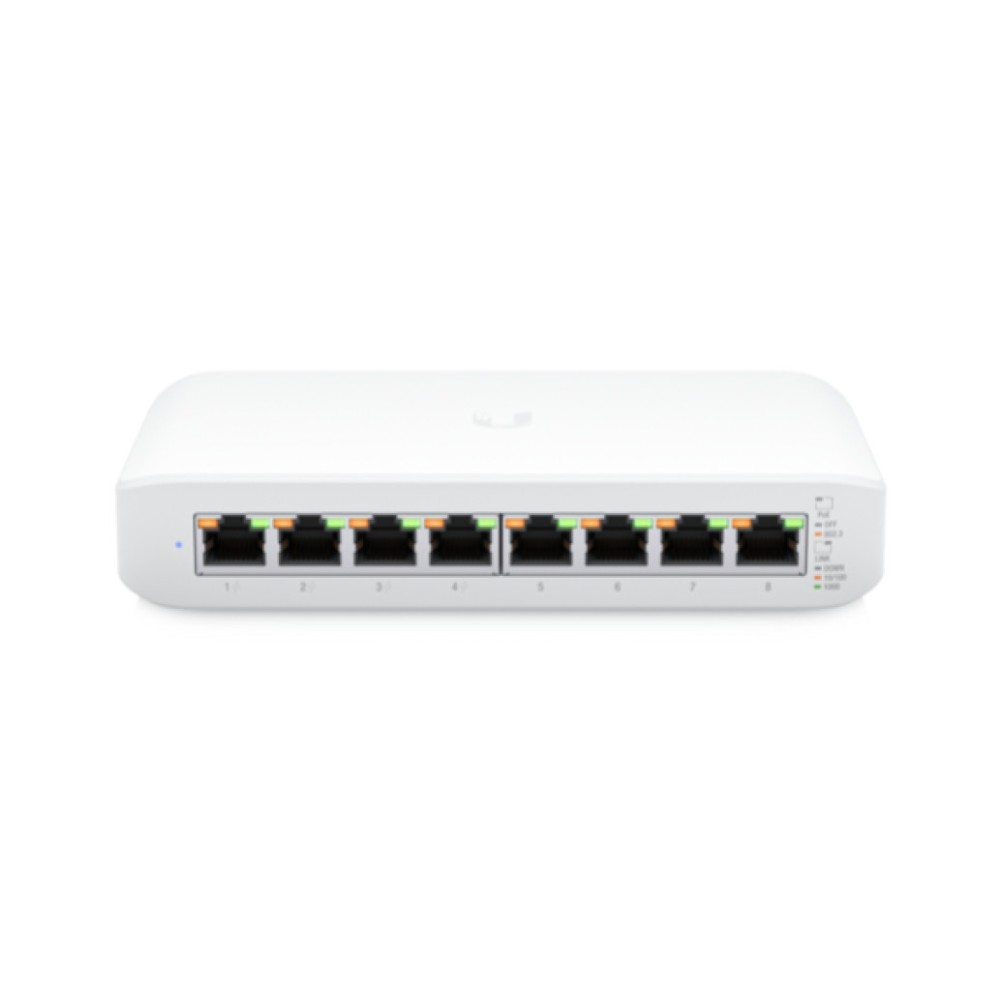STIKALO 8-PORT Ubiquiti Lite 8 PoE 10/100/1000 PoE 4x PoE+ 52W (USW-LITE-8-POE-EU) UBIQUITI STIKALO 8-PORT Ubiquiti Lite 8 PoE 10/100/1000 PoE 4x PoE+ 52W (USW-LITE-8-POE-EU)