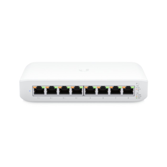 STIKALO 8-PORT Ubiquiti Lite 8 PoE 10/100/1000 PoE 4x PoE+ 52W (USW-LITE-8-POE-EU)