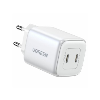 Hišni polnilec 100-240V => 2x USB-C 45W GaN II PD 3.0 Nexode Charger Ugreen CD294 bel (15327) Hišni polnilec 100-240V => 2x USB-C 45W GaN II PD 3.0 Nexode Charger Ugreen CD294 bel (15327)