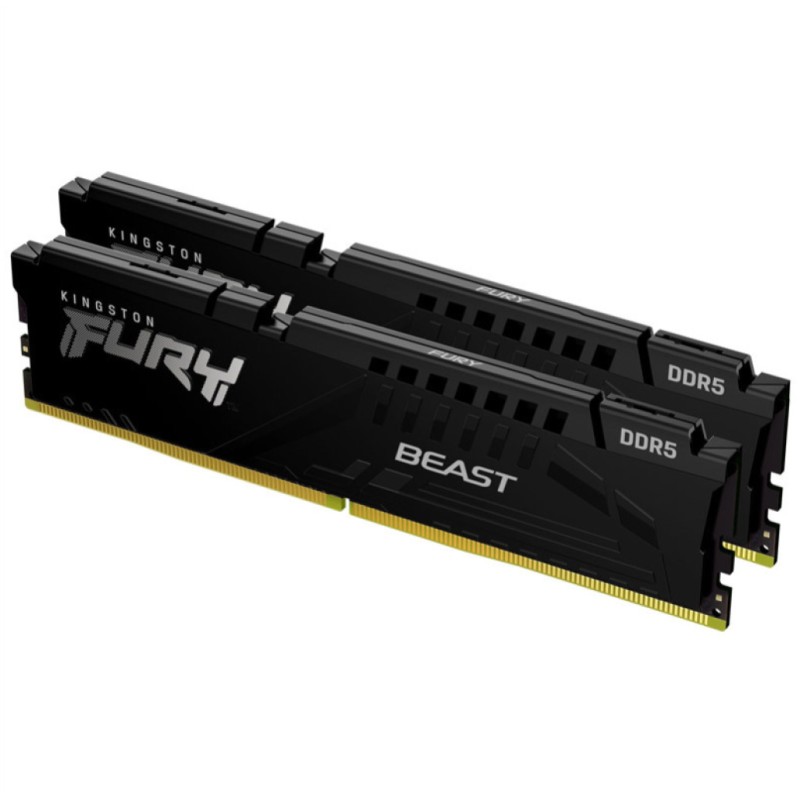 DDR5 16GB 6000MHz CL40 KIT (2x 8GB) Kingston Fury Beast EXPO 1,35V Fury črna (KF560C36BBEK2-16) KINGSTON DDR5 16GB 6000MHz CL40 KIT (2x 8GB) Kingston Fury Beast EXPO 1,35V Fury črna (KF560C36BBEK2-16)