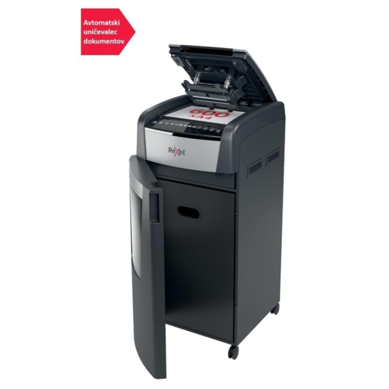 Uničevalec dokumentov Rexel 2020600XEU do 15 listov 110L 230mm avtomatsko uničevanje do 600 listov