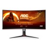 Monitor AOC 86,4 cm (34,0) CU34G2XP 3440x1440 Curved Gaming 180Hz VA 1ms 2xHDMI 2xDisplayPort 4xUSB3.2 HAS Zvočniki  3H sRGB126,5% AdaptiveSync HDR400