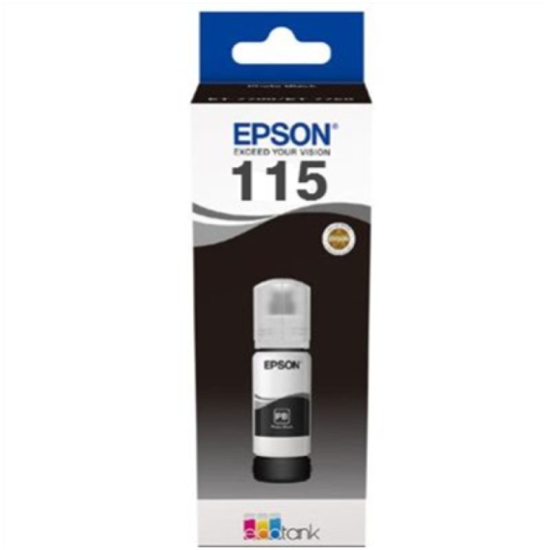 Epson 115 črnilo Pigment Black 70ml C13T07C14A za 6200 strani Epson Epson 115 črnilo Pigment Black 70ml C13T07C14A za 6200 strani