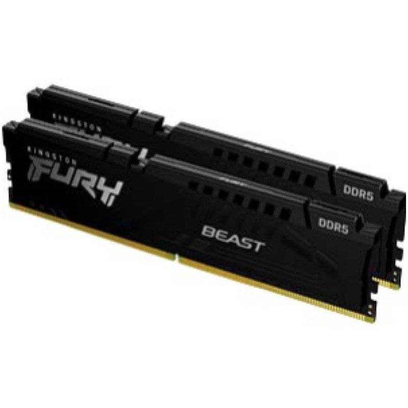 DDR5 16GB 5600MHz CL40 KIT (2x 8GB) Kingston Fury Beast XMP3.0 1,25V črna (KF556C40BBK2-16) KINGSTON DDR5 16GB 5600MHz CL40 KIT (2x 8GB) Kingston Fury Beast XMP3.0 1,25V črna (KF556C40BBK2-16)
