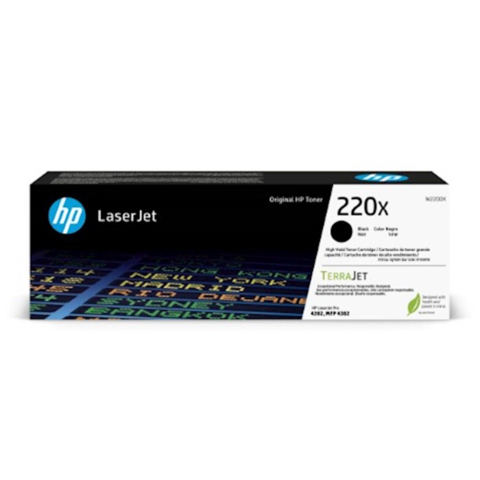 TONER HP 220X ČRN ZA LJ PRO 4202/MPF 4302 ZA 7.500 STRANI (W2200X) TONER HP 220X ČRN ZA LJ PRO 4202/MPF 4302 ZA 7.500 STRANI (W2200X)
