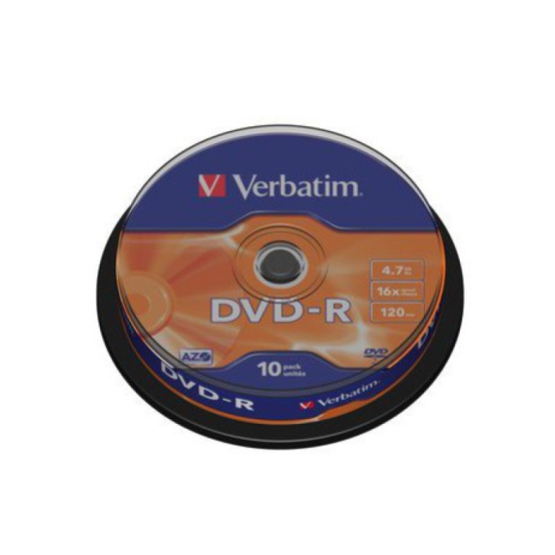 MEDIJ 4,7 DVD-R Verbatim 16x 10cake 43523
