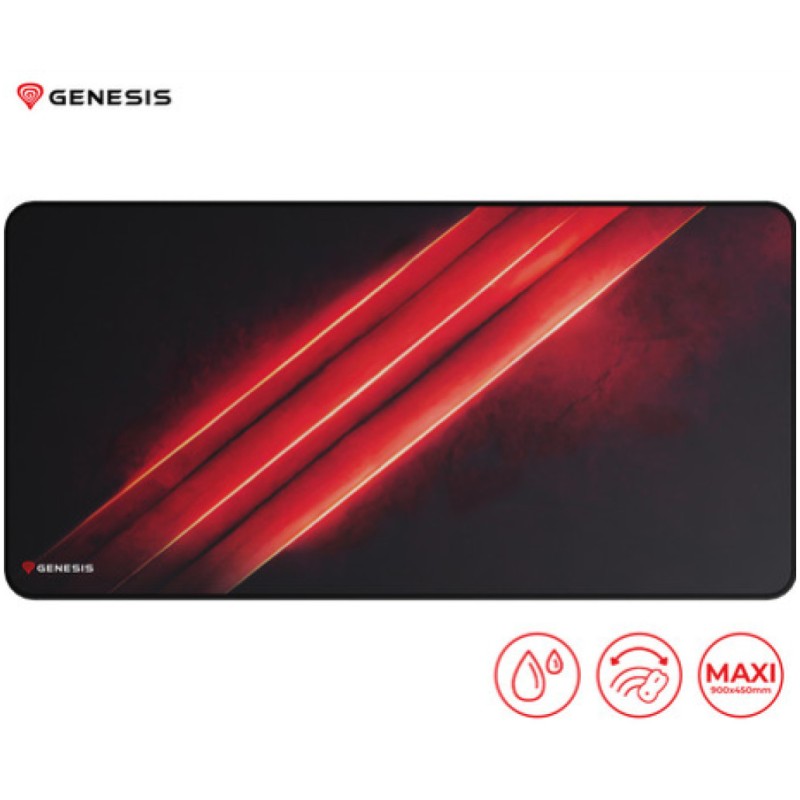 Podloga za miško Genesis mikrovlakna 900x450x2,5mm CARBON 500 Maxi Flash G2 vodoodporna črna Genesis Podloga za miško Genesis mikrovlakna 900x450x2,5mm CARBON 500 Maxi Flash G2 vodoodporna črna