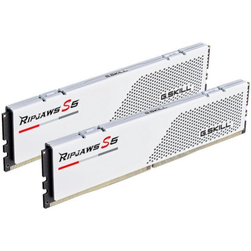 DDR5 32GB 6000MHz CL30 KIT (2x16GB) G.Skill Ripjaws S5 XMP3.0 1,35V bela (F5-6000J3040F16GX2-RS5W)