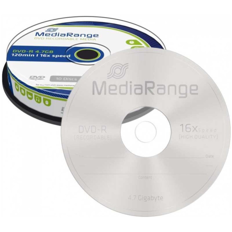 MEDIJ 4,7 DVD-R MediaRange 1/10 tortica