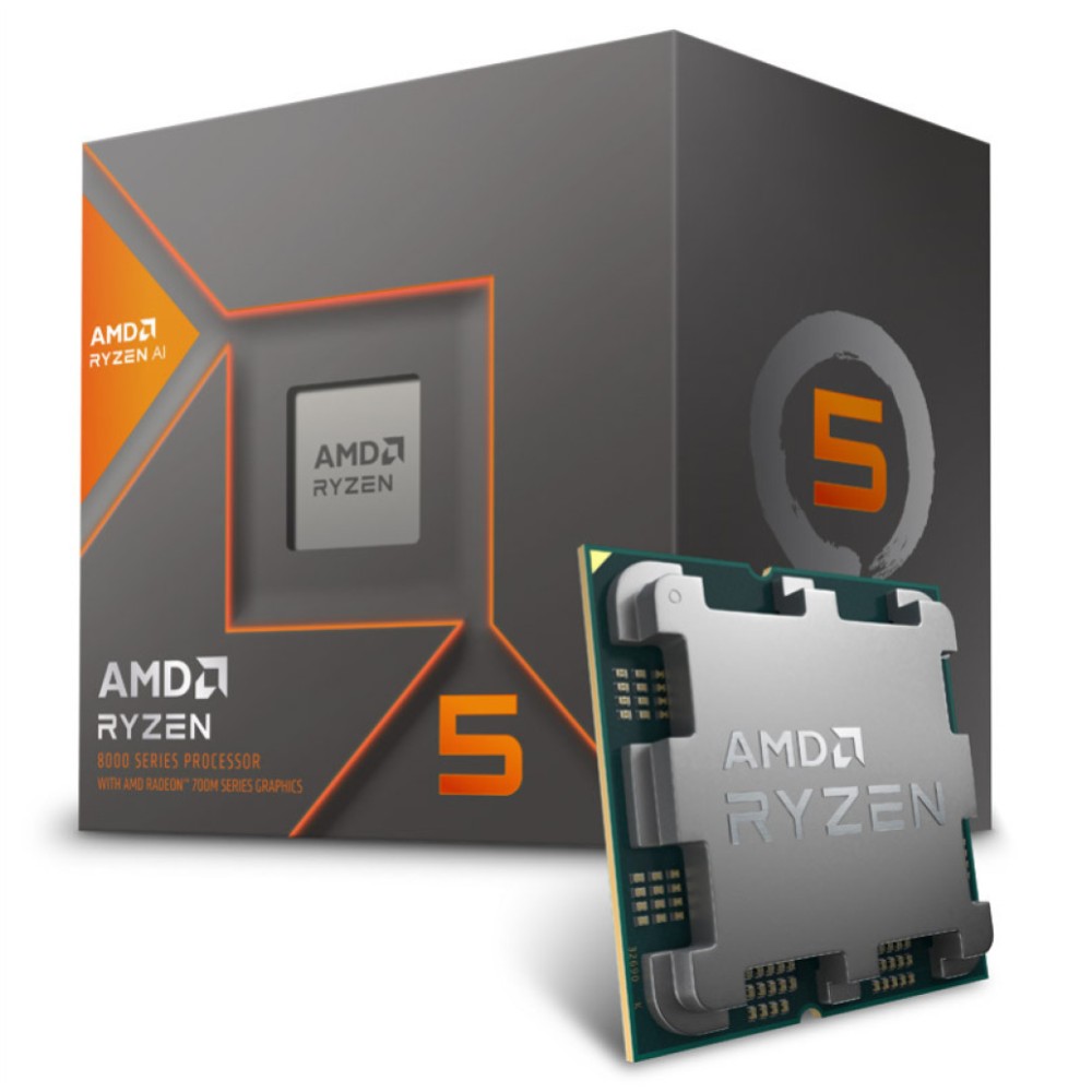 Procesor AMD AM5 Ryzen 5 8600G 6C/12T 4,3/5,0GHz BOX 65W grafika Radeon Wraith Stealth hladilnik AMD Procesor AMD AM5 Ryzen 5 8600G 6C/12T 4,3/5,0GHz BOX 65W grafika Radeon Wraith Stealth hladilnik