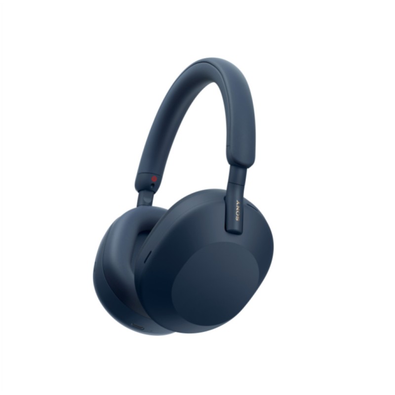 Slušalke brezžične Sony naglavne BT WH1000XM5L modre ANC (WH1000XM5L.CE7)