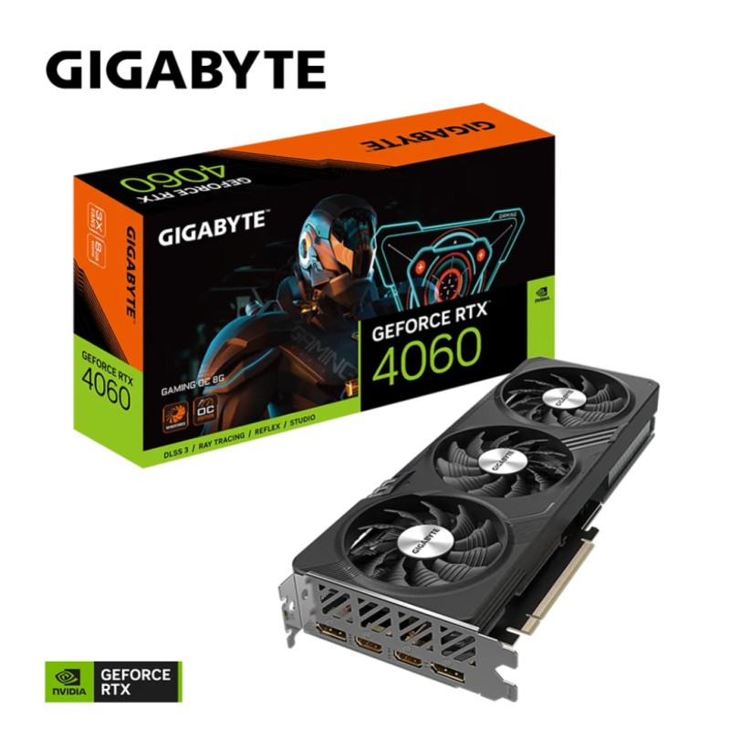 Grafična kartica nVidia RTX4060 GigaByte Gaming OC - 8GB GDDR6 (GV-N4060GAMING OC-8GD) GIGABYTE Grafična kartica nVidia RTX4060 GigaByte Gaming OC - 8GB GDDR6 (GV-N4060GAMING OC-8GD)