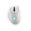 Miš Dell brezžična, USB Alienware AW620M (Lunar Light) optična gaming 7 gumbov 26000DPI RGB bela (545-BBFC)