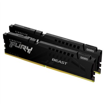 DDR5 64GB 6000MHz CL36 KIT (2x32GB) Kingston Fury Beast Black 1,35V Desktop črna (KF560C36BBEK2-64)