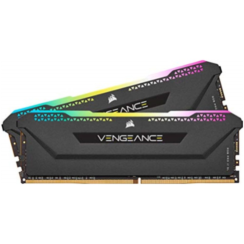 DDR4 16GB 3200MHz CL16 KIT (2x 8GB) Corsair RGB Vengeance PRO 1,35V črna (CMH16GX4M2Z3200C16) CORSAIR DDR4 16GB 3200MHz CL16 KIT (2x 8GB) Corsair RGB Vengeance PRO 1,35V črna (CMH16GX4M2Z3200C16)