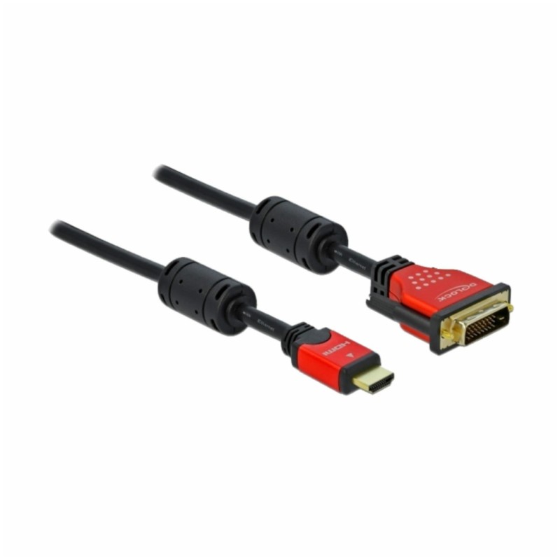 Kabel HDMI = DVI-D bidirectional 3,00m Delock (84343) Delock Kabel HDMI = DVI-D bidirectional 3,00m Delock (84343)