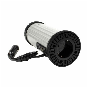 Razsmernik 12=>230V 150W 220V 2xUSB  Gembird EG-PWC150-01