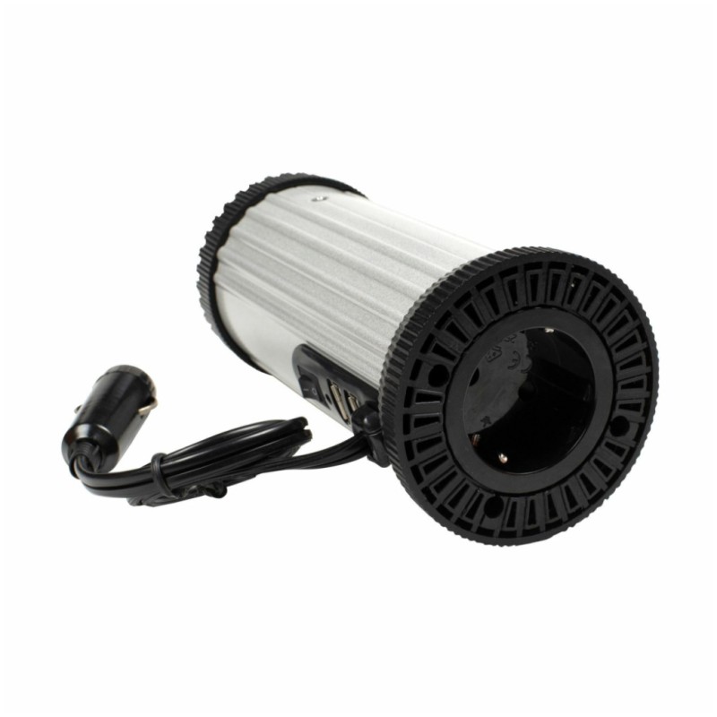 Razsmernik 12=>230V 150W 220V 2xUSB Gembird EG-PWC150-01 Gembrid Razsmernik 12=>230V 150W 220V 2xUSB Gembird EG-PWC150-01