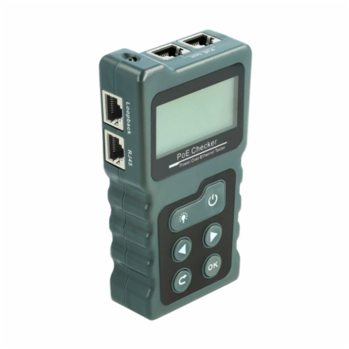 ETH LAN tester omrežja Delock RJ45, POE, DC digitalni 63110