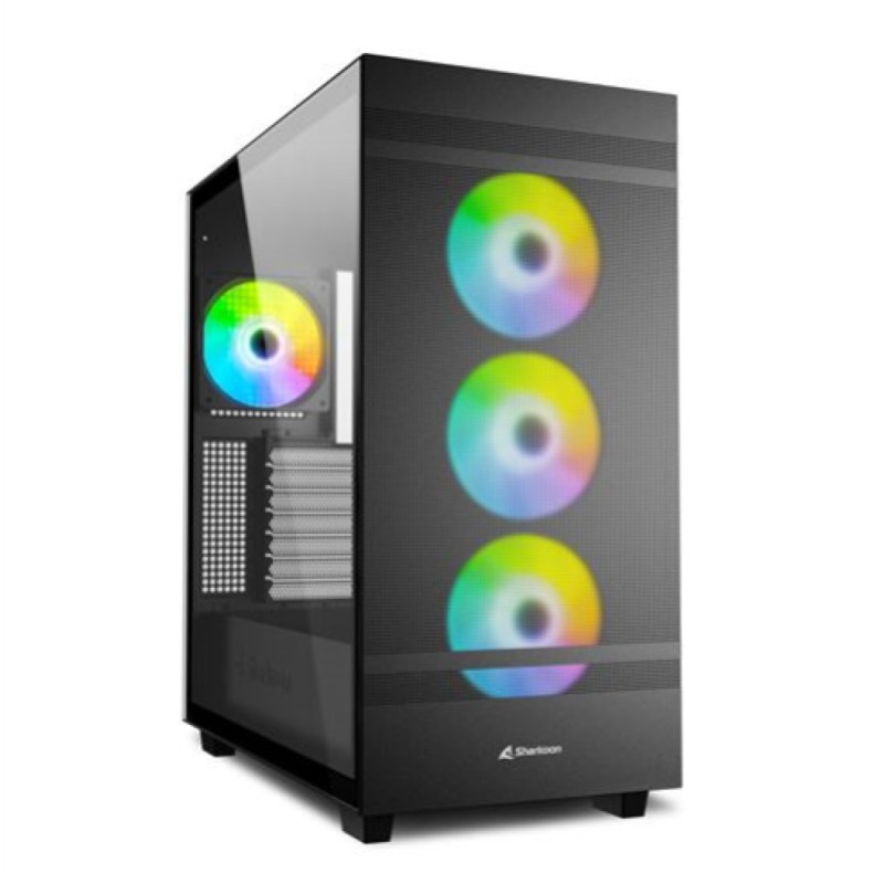 Ohišje Sharkoon REBEL C50 ATX - črna RGB Sharkoon Ohišje Sharkoon REBEL C50 ATX - črna RGB