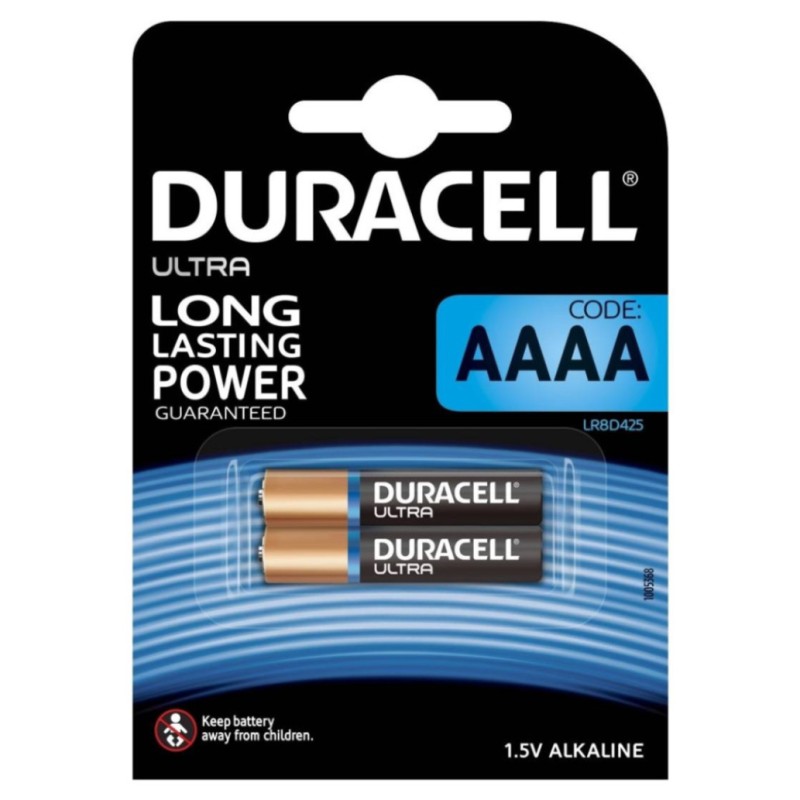 Baterijski vložek AAAA Duracell Ultra pakirano po 2 kosa 041660 (primerno za pisalnike) Duracell Baterijski vložek AAAA Duracell Ultra pakirano po 2 kosa 041660 (primerno za pisalnike)