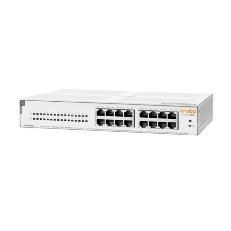 STIKALO 16-PORT HPE Aruba Instant On 1430  10/100/1000 PoE (R8R48A)
