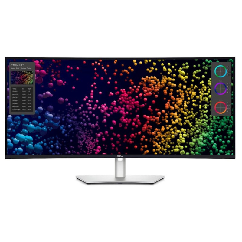 Monitor Dell 100,8 cm (39,7) U4025QW 5120x2160 Curved 120Hz IPS 5ms HDMI DisplayPort Thunderbolt4 USB-C 140W Thunderbolt4-Out 5xUSB3.2 2xUSB-C-Out HAS Zvočniki 2x9W 3H DCI-P3-98% RJ45 KVM Dell Monitor Dell 100,8 cm (39,7) U4025QW 5120x2160 Curved 120Hz IPS 5ms HDMI DisplayPort Thunderbolt4 USB-C 140W Thunderbolt4-Out 5xUSB3.2 2xUSB-C-Out HAS Zvočniki 2x9W 3H DCI-P3-98% RJ45 KVM