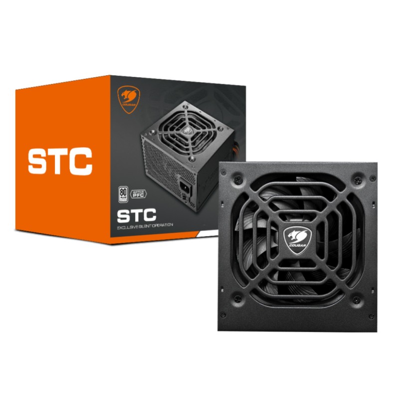 Napajalnik - 650W Cougar 650 STC 80Plus 86% Non modular 120mm črna (STC650) Cougar Napajalnik - 650W Cougar 650 STC 80Plus 86% Non modular 120mm črna (STC650)