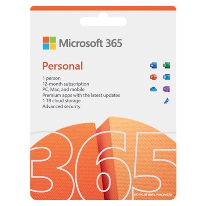 Microsoft 365 Personal FPP SLO 32/64bit - 1 letna naročnina za 5 naprav ene osebe (QQ2-01761) MICROSOFT Microsoft 365 Personal FPP SLO 32/64bit - 1 letna naročnina za 5 naprav ene osebe (QQ2-01761)