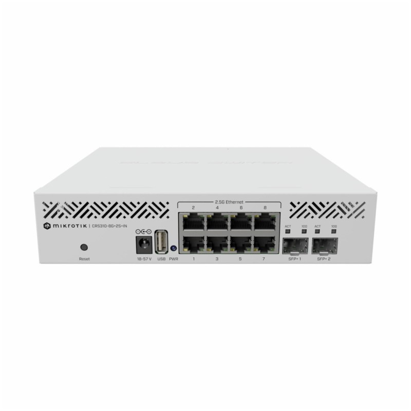 STIKALO 8-PORT Mikrotik 2,5G (CRS310-8G+2S+IN) MIKROTIK STIKALO 8-PORT Mikrotik 2,5G (CRS310-8G+2S+IN)