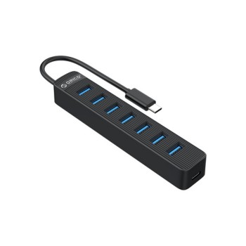 HUB USB-C => 7xUSB3.0 0,15m črn Orico (TWC3-7A-BK-EP) HUB USB-C => 7xUSB3.0 0,15m črn Orico (TWC3-7A-BK-EP)