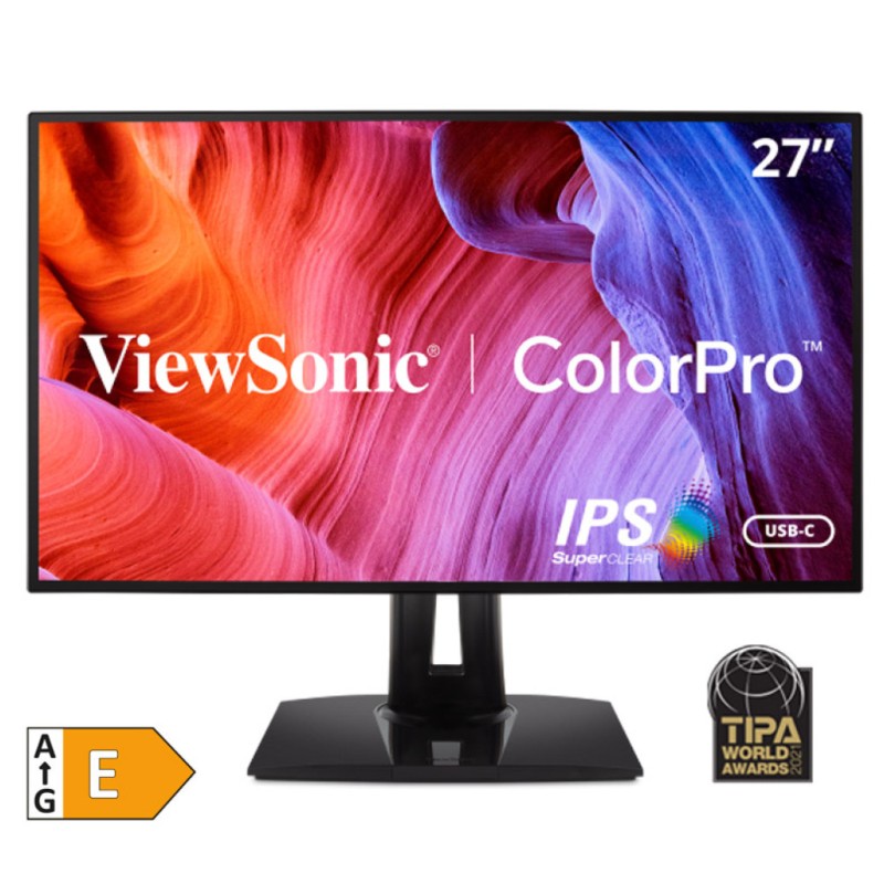 Monitor Viewsonic 68,6 cm (27,0) VP2768A 2560x1440 grafično oblikovanje IPS 5ms HDMI DisplayPort USB-C DP-Out 3xUSB3.2 Pivot 3H sRGB100% RJ45 ColorProl Viewsonic Monitor Viewsonic 68,6 cm (27,0) VP2768A 2560x1440 grafično oblikovanje IPS 5ms HDMI DisplayPort USB-C DP-Out 3xUSB3.2 Pivot 3H sRGB100% RJ45 ColorProl