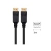 Kabel DisplayPort (m) => DisplayPort (m) 3,0m Ewent EC1407 pozlačeni konektorji 8K@60Hz 4K@240Hz - črn (EC1407) Ewent Kabel DisplayPort (m) => DisplayPort (m) 3,0m Ewent EC1407 pozlačeni konektorji 8K@60Hz 4K@240Hz - črn (EC1407)