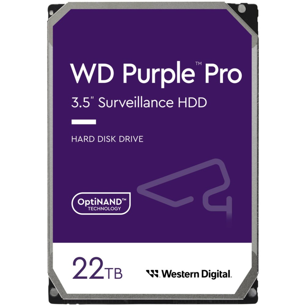 Trdi disk 22TB WD WD221PURP - Purple 512MB - (WD221PURP) WD Trdi disk 22TB WD WD221PURP - Purple 512MB - (WD221PURP)