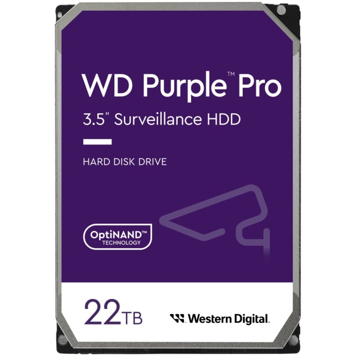 Trdi disk 22TB WD WD221PURP - Purple 512MB - (WD221PURP) Trdi disk 22TB WD WD221PURP - Purple 512MB - (WD221PURP)