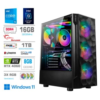 Računalnik MEGA TWR S7 i5-14600KF/RTX4060/16GB/1TB-4.0/750W/Win11Home RGB