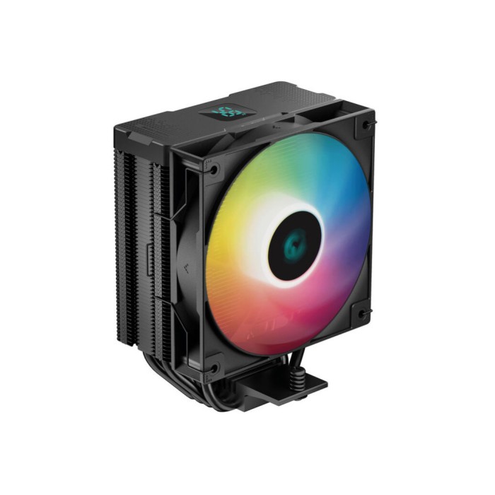 Zračni hladilnik DeepCool AG400 Digital - 120mm 31,6 dB 153mm ARGB črna (R-AG400-BKADMN-G-1)