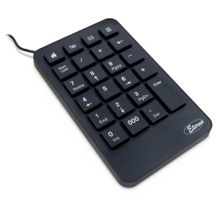 Tipkovnica INTER-TECH KB-120 numerična žična Tipkovnica INTER-TECH KB-120 numerična žična