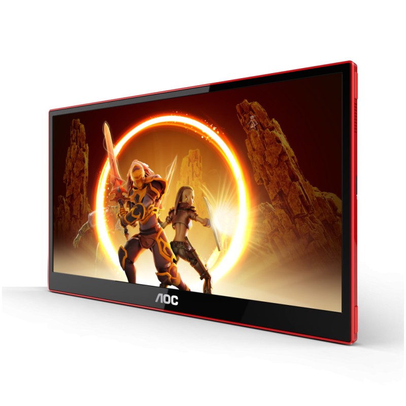 Gaming AOC 39,6 cm (15,6) 16G3 1920x1080 144Hz IPS 4ms HDMI Micro-HDMI USB-C Zvočniki 3H sRGB100% FreeSync AOC Gaming AOC 39,6 cm (15,6) 16G3 1920x1080 144Hz IPS 4ms HDMI Micro-HDMI USB-C Zvočniki 3H sRGB100% FreeSync