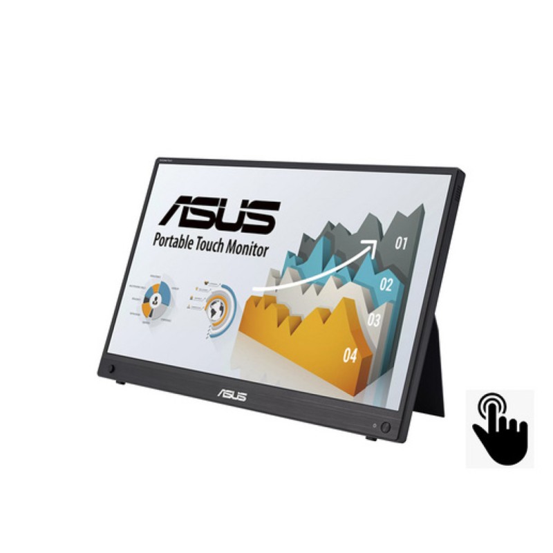 Monitor Asus 39,6 cm (15,6) MB16AHT 1920x1080 60Hz IPS 5ms Mini-HDMI 2xUSB-C Touch 10-točkovni Zvočniki ZenScreen ergo nastavek za stojalo ASUS Monitor Asus 39,6 cm (15,6) MB16AHT 1920x1080 60Hz IPS 5ms Mini-HDMI 2xUSB-C Touch 10-točkovni Zvočniki ZenScreen ergo nastavek za stojalo