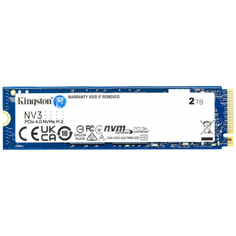Disk SSD M.2 NVMe PCIe 4.0 2TB Kingston SVN3S 2280 6000/5000MB/s (SNV3S/2000G) KINGSTON Disk SSD M.2 NVMe PCIe 4.0 2TB Kingston SVN3S 2280 6000/5000MB/s (SNV3S/2000G)