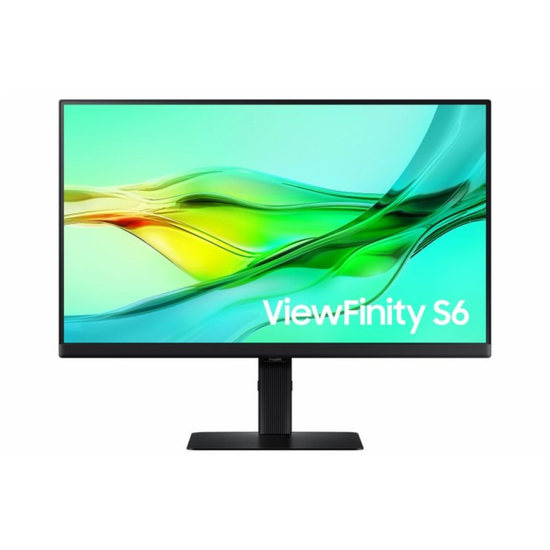 Monitor Samsung 61 cm (24,0) S24D600UAU 2560x1440 100Hz IPS 5ms HDMI DisplayPort USB-C 90W DP-Out 3xUSB3.0 Pivot  sRGB99% RJ45 KVM HDR10 ViewFinity S6