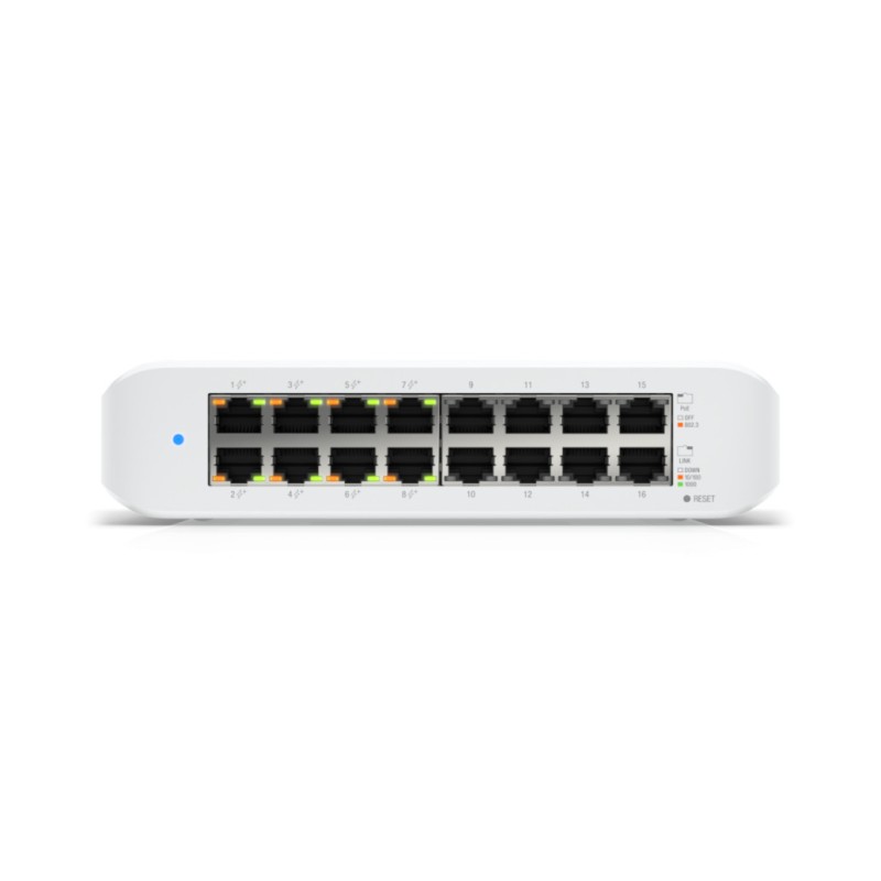 STIKALO 16-PORT Ubiquiti Lite 16 10/100/1000 PoE (USW-LITE-16-POE) UBIQUITI STIKALO 16-PORT Ubiquiti Lite 16 10/100/1000 PoE (USW-LITE-16-POE)